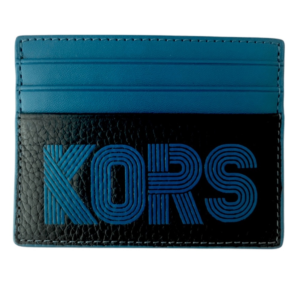 MK Cooper Pebbled Leather Tall Card Case